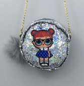 Сумка с аппликацией LOL + пайетки-перевертыши TRP3977