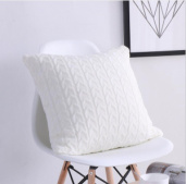 Декоративная вязанная наволочка на подушку VDD887